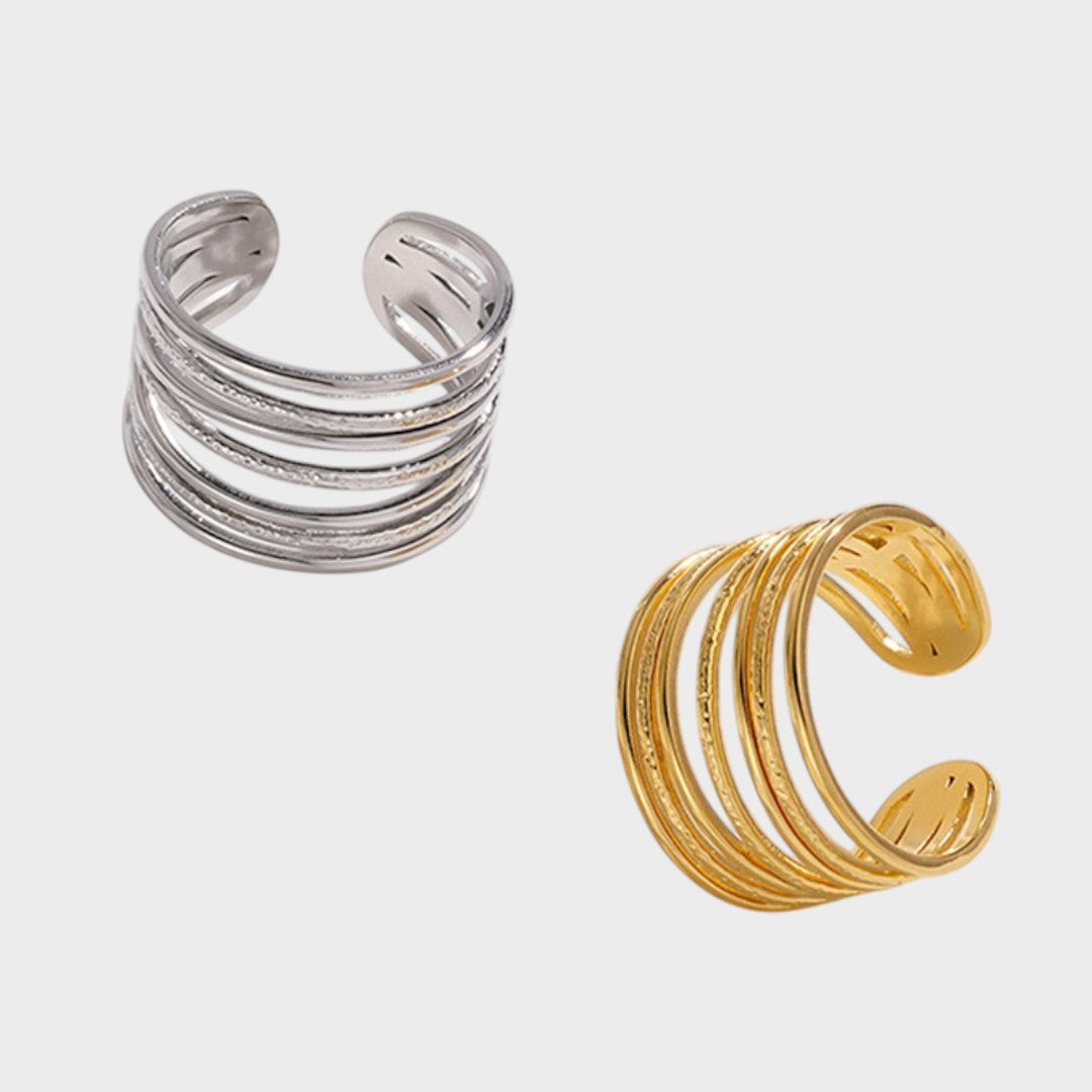 RUBI – Anillo Ajustable de Acero Inoxidable