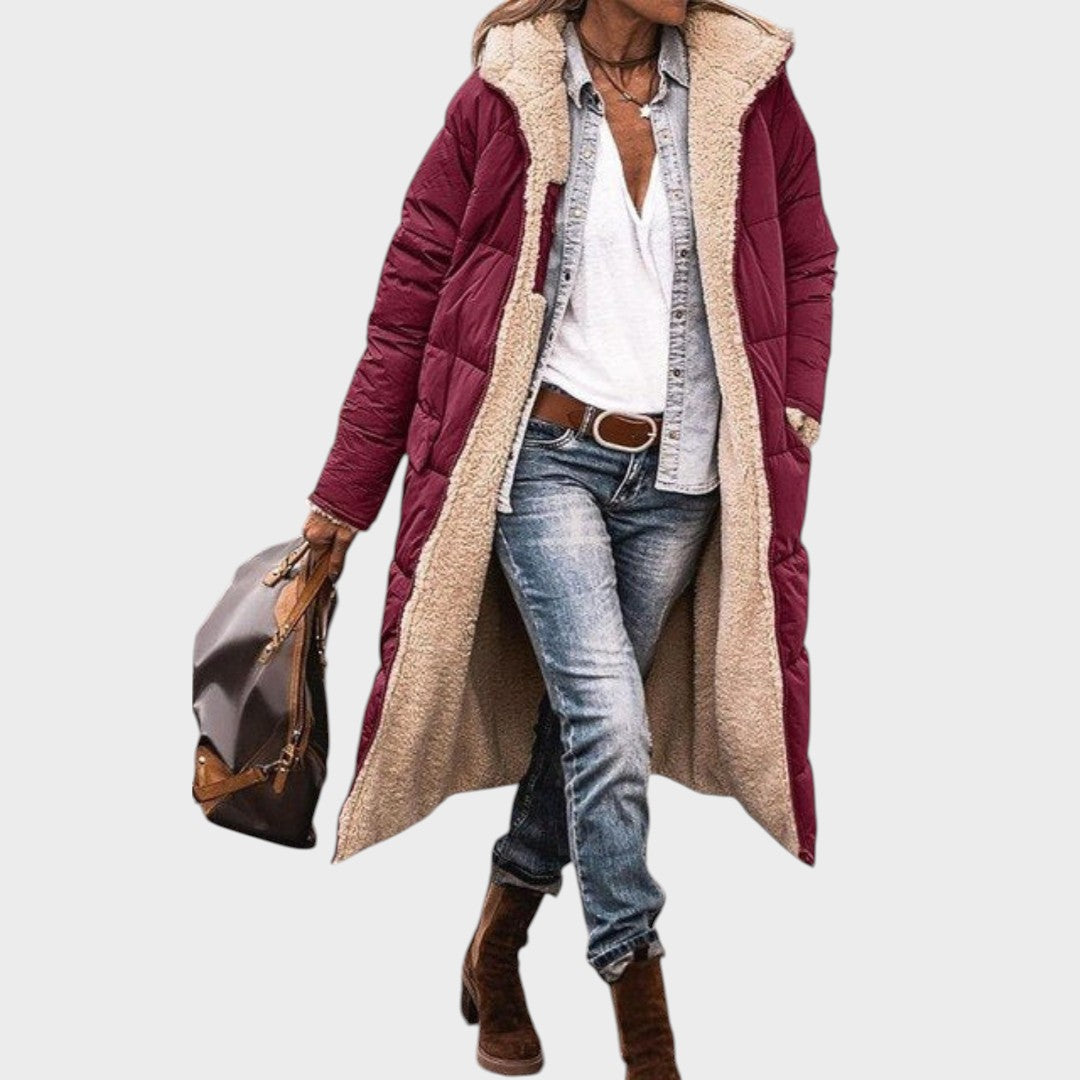 CAMELIA – Abrigo Largo Reversible