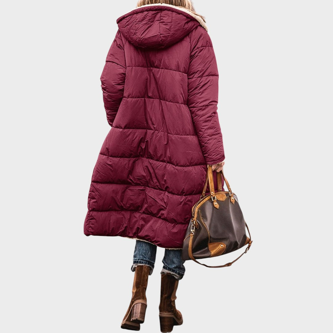CAMELIA – Abrigo Largo Reversible