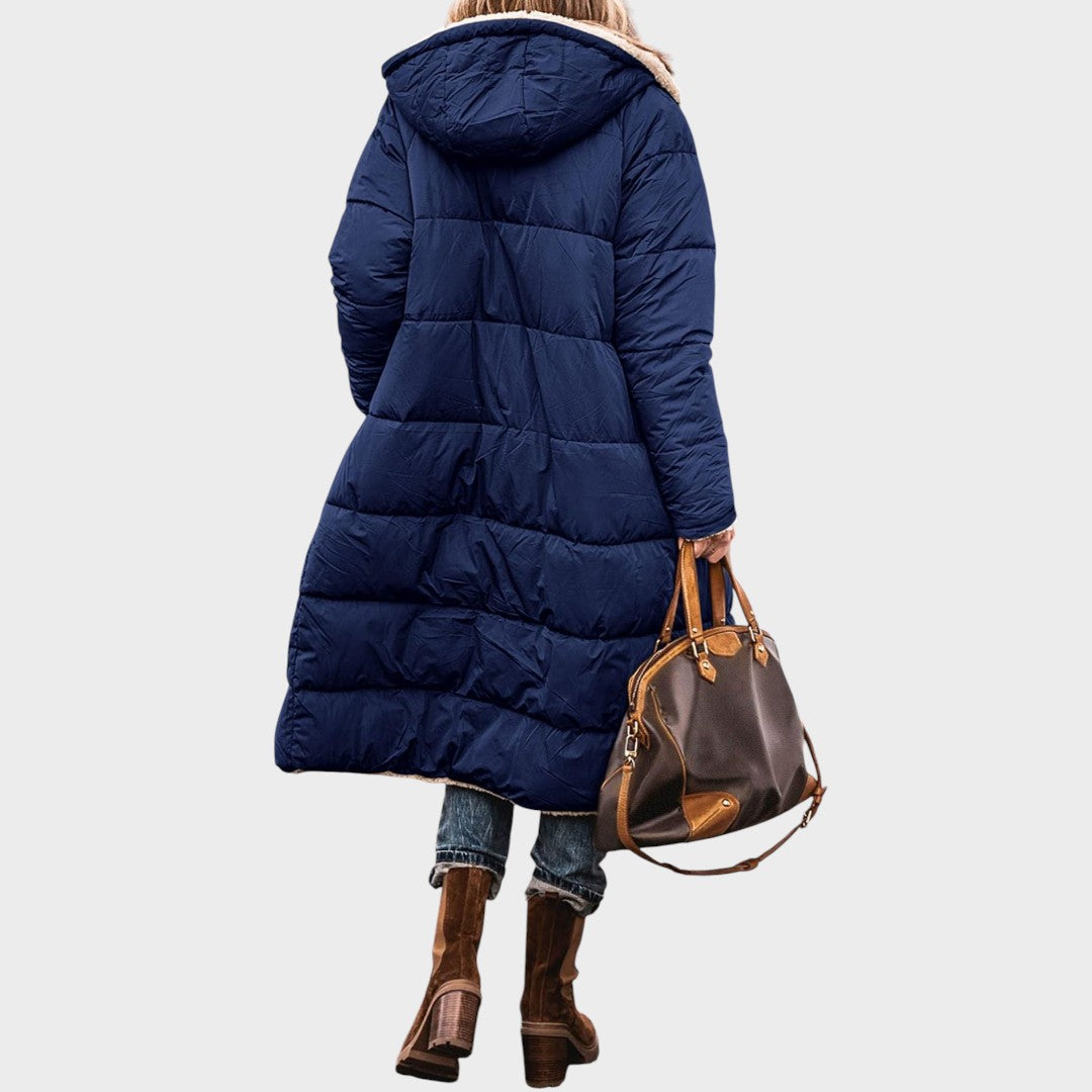 CAMELIA – Abrigo Largo Reversible