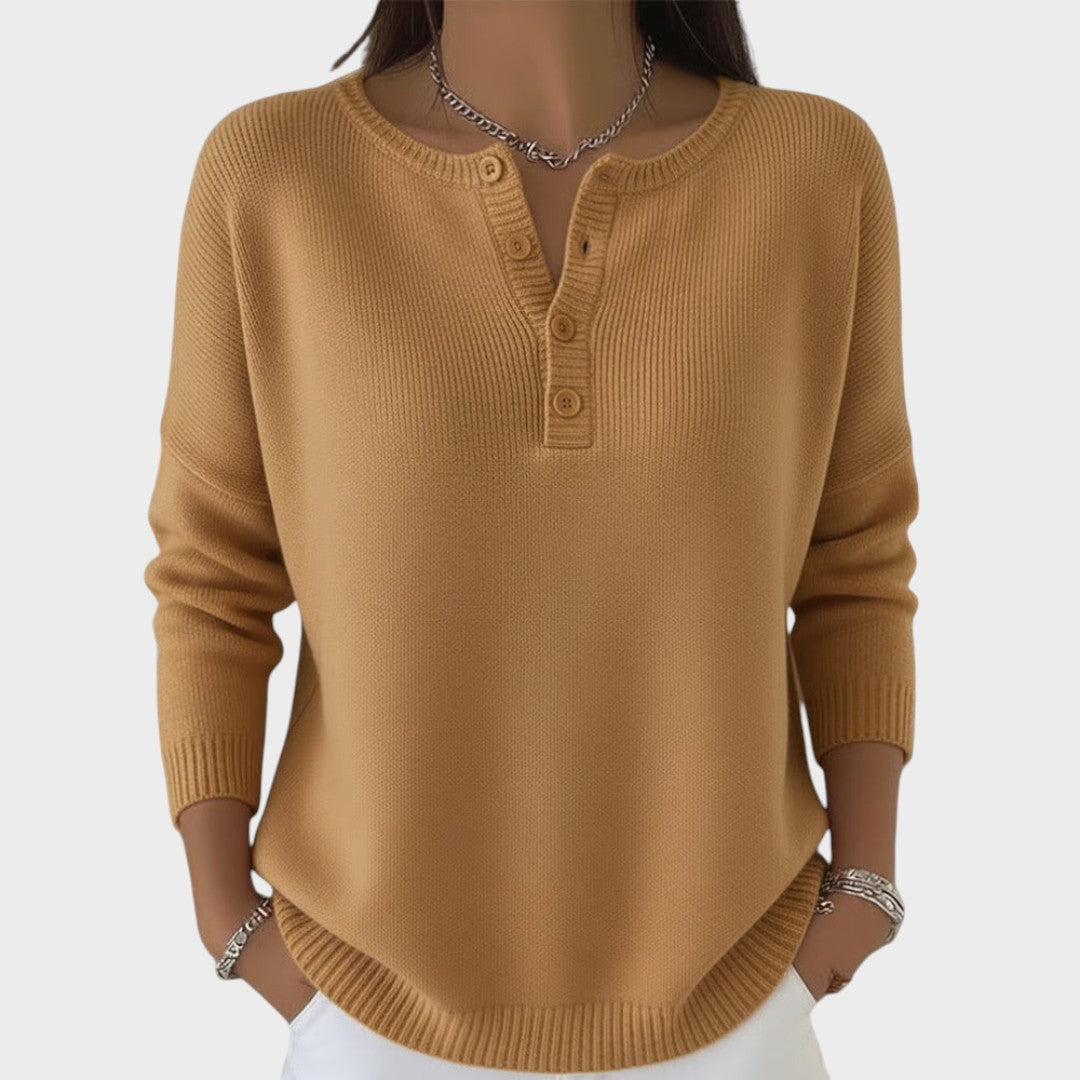 CLARISSE – Suéter de Punto con Botones