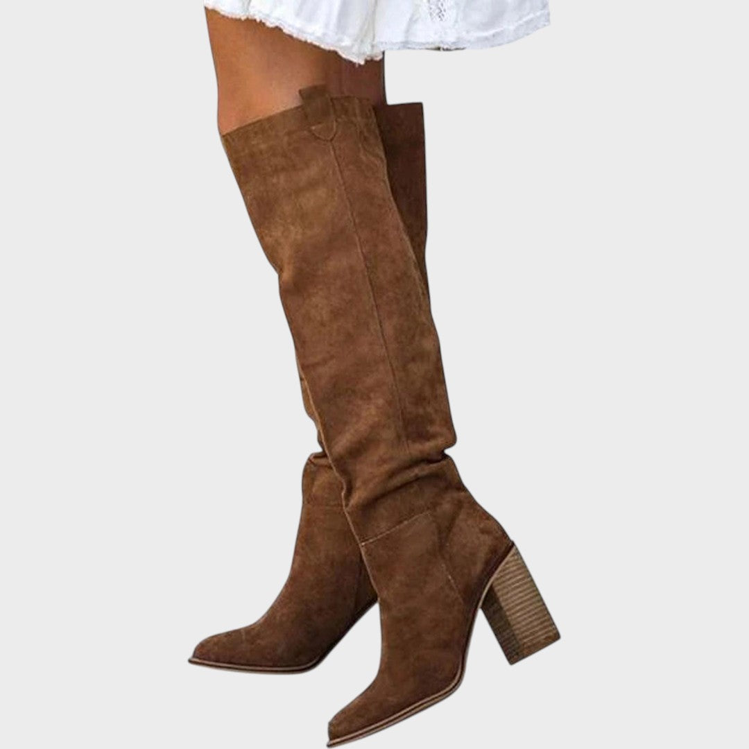 DIANE – Botas de Caña Altas de Ante