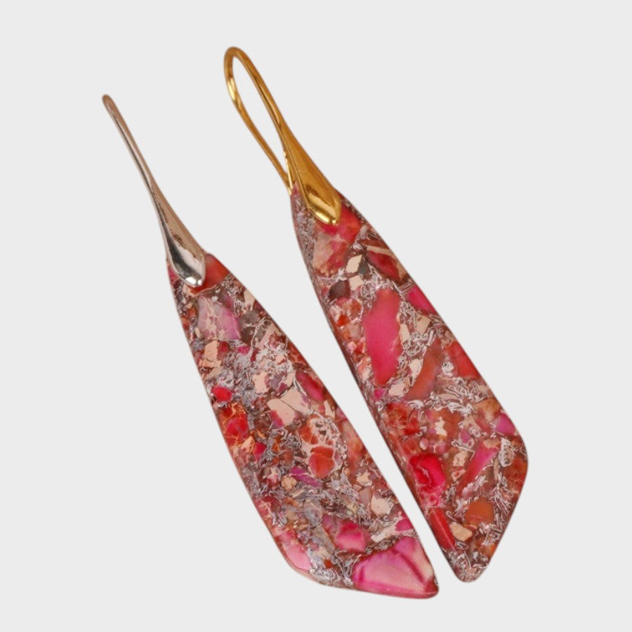 ALA – Pendientes con Piedras de Colores