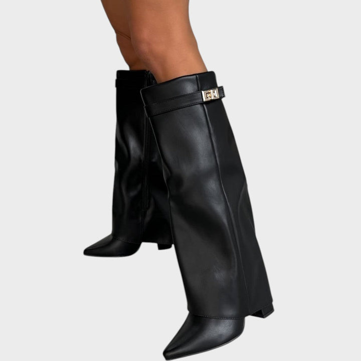 LUNA – Botas de Caña Alta de Cuero