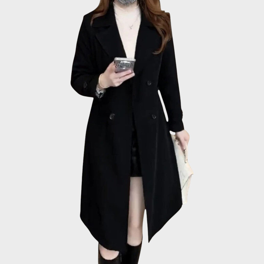 LUISA – Abrigo Largo con Botones