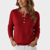 CLARISSE – Suéter de Punto con Botones