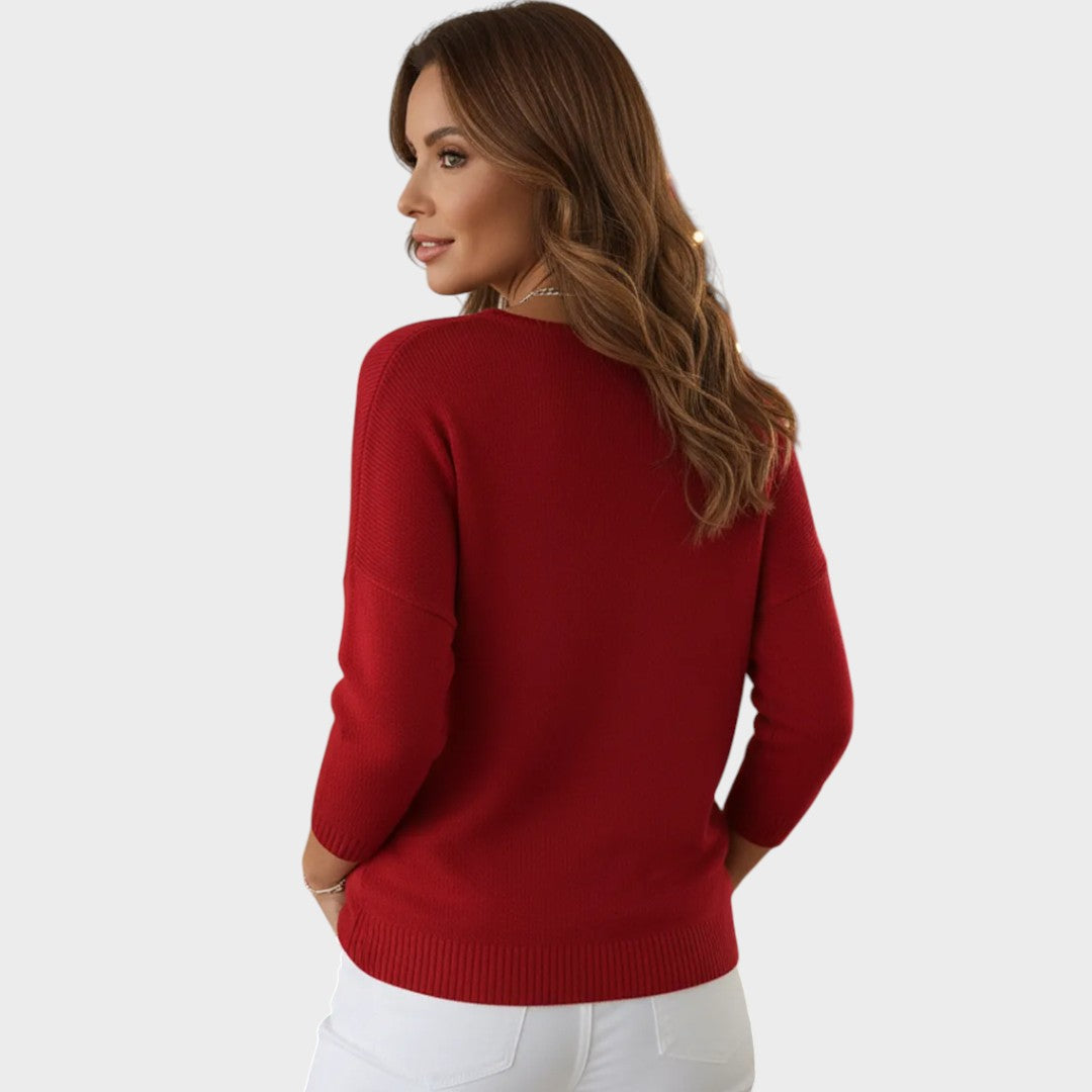 CLARISSE – Suéter de Punto con Botones