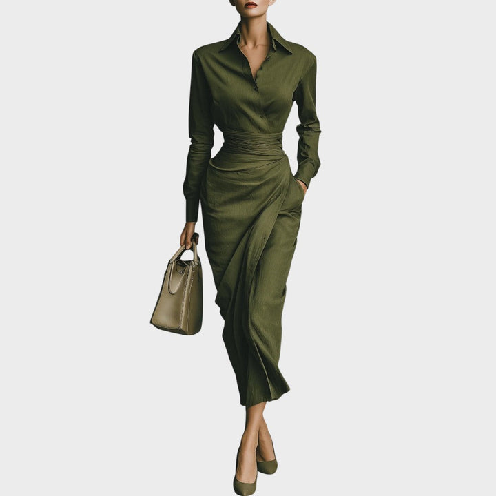NARELLE – Vestido Elegante Envolvente