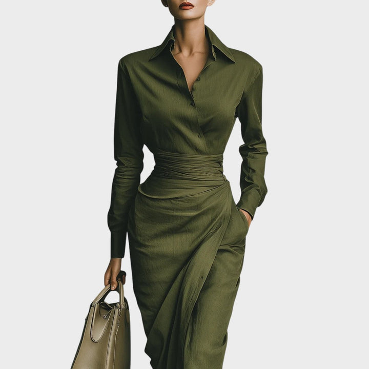 NARELLE – Vestido Elegante Envolvente
