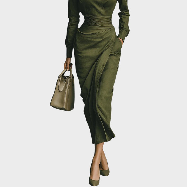NARELLE – Vestido Elegante Envolvente