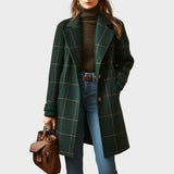 LISANDRA – Abrigo con Cuadros