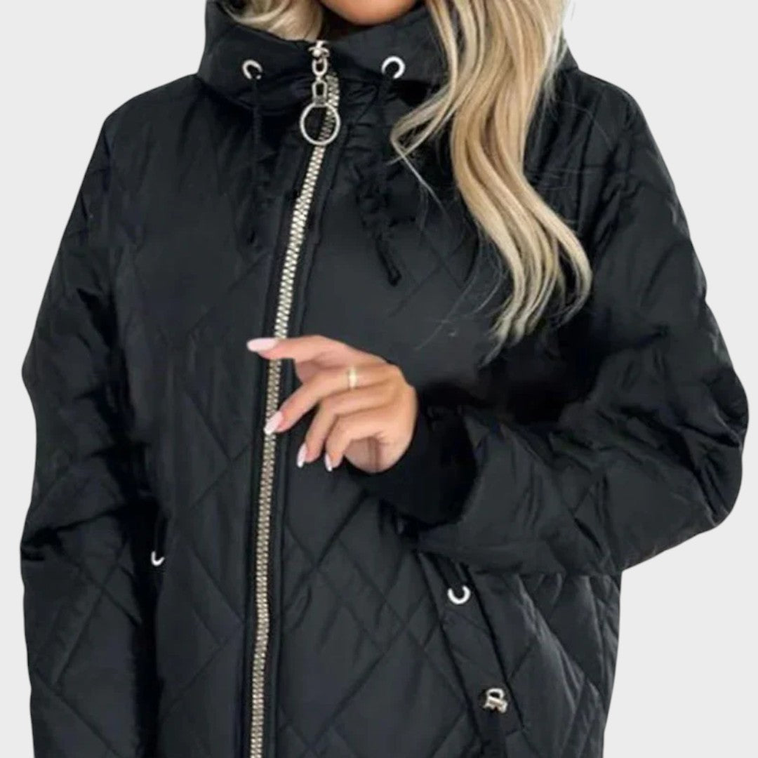 BELLE – Chaqueta Acolchada de Invierno con Capucha