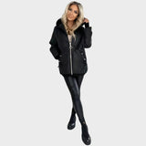 BELLE – Chaqueta Acolchada de Invierno con Capucha