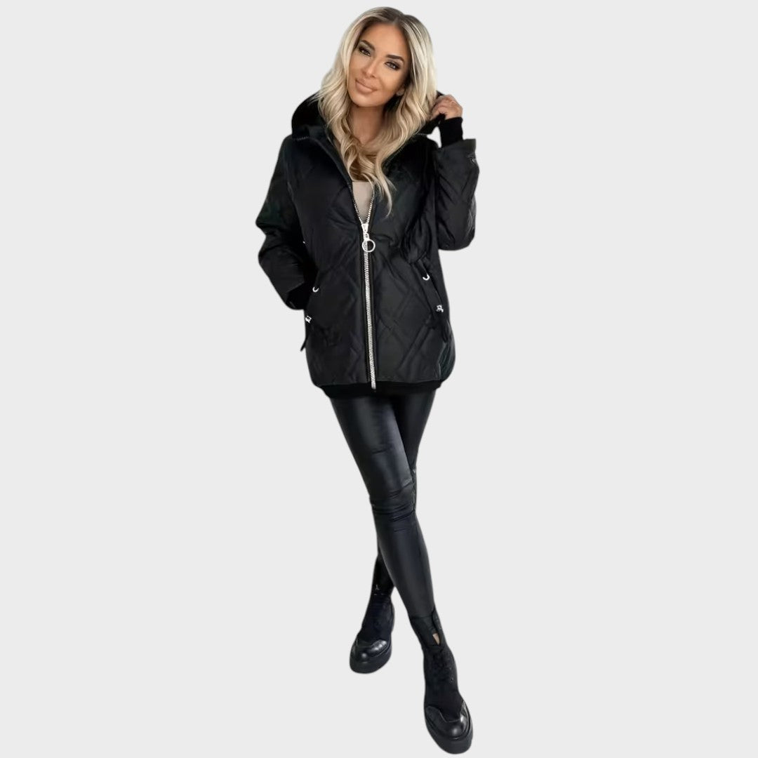 BELLE – Chaqueta Acolchada de Invierno con Capucha