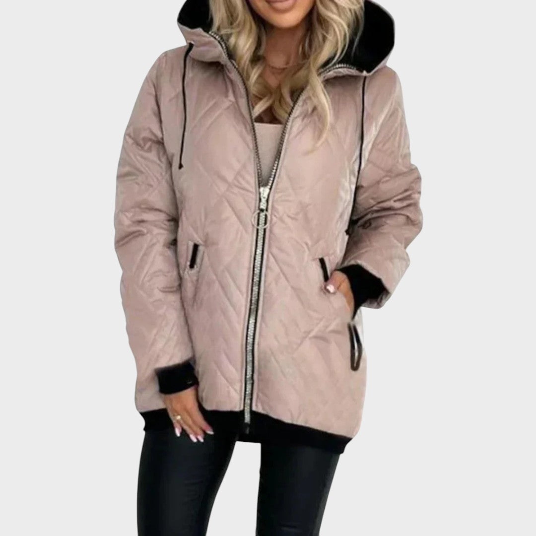 BELLE – Chaqueta Acolchada de Invierno con Capucha