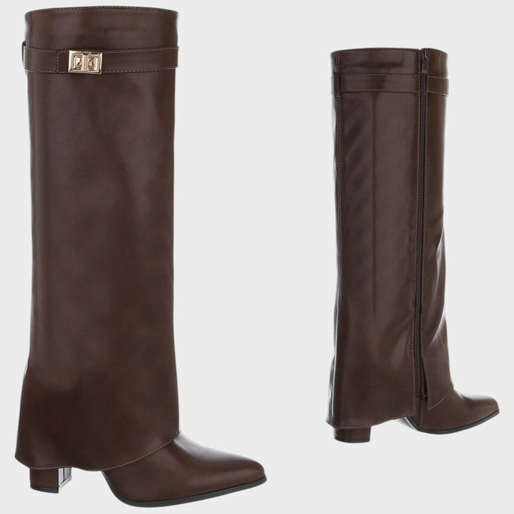 LUNA – Botas de Caña Alta de Cuero