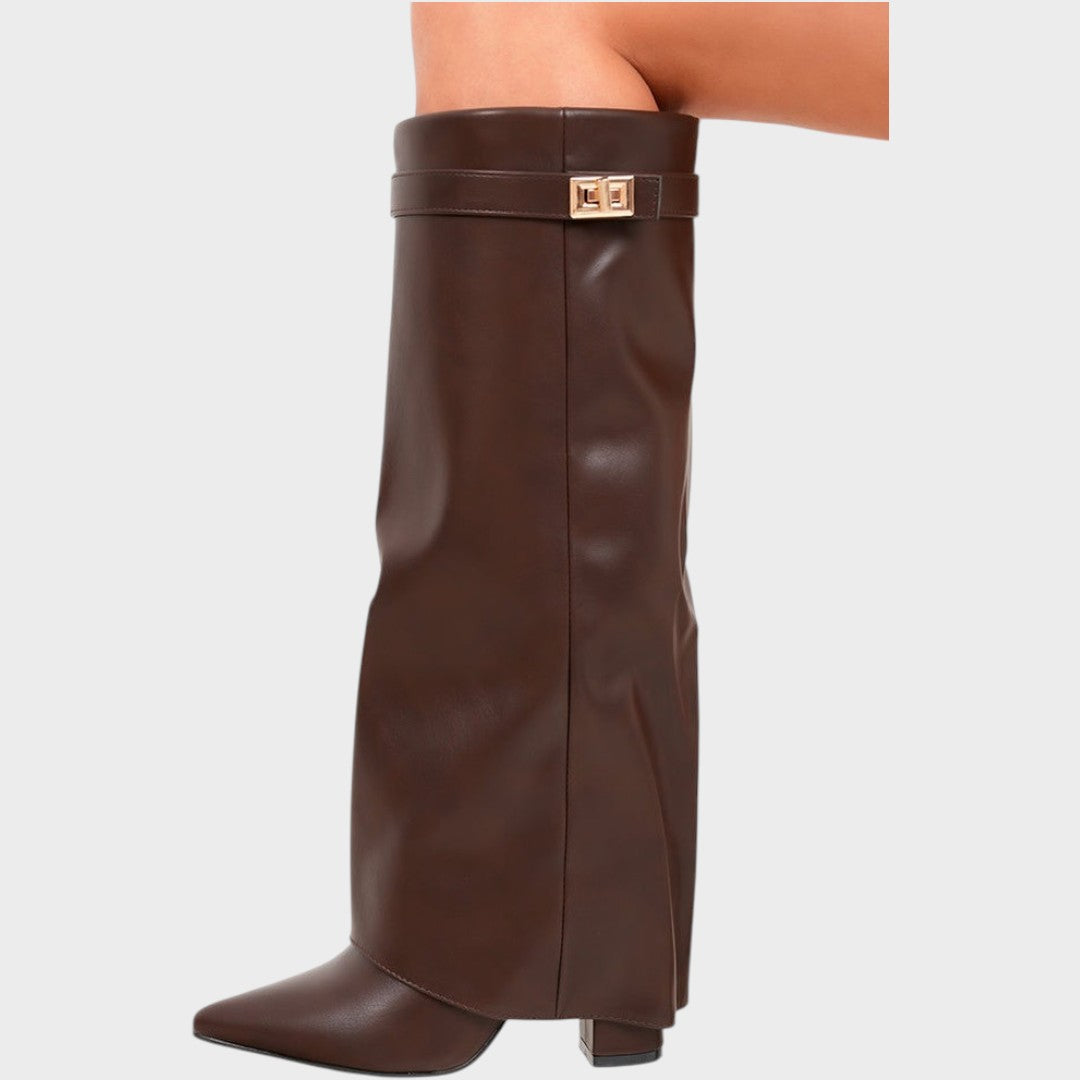 LUNA – Botas de Caña Alta de Cuero