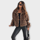 LEONOR – Abrigo de Leopardo