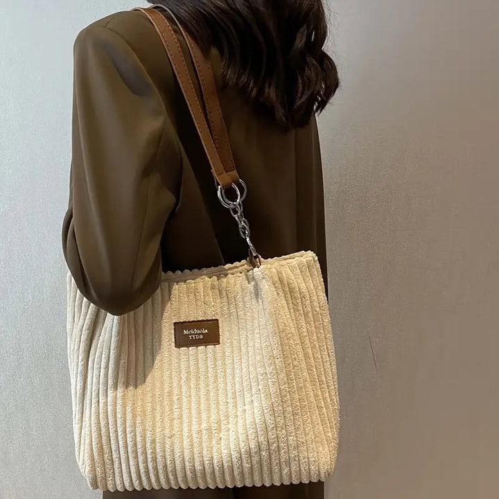 IFÉ – Bolso de pana de asas dobles