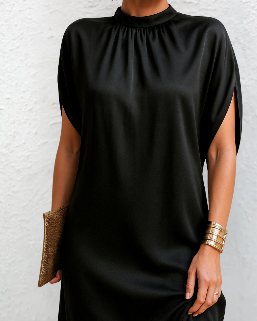 CÓCTEL – Vestido midi de diseño