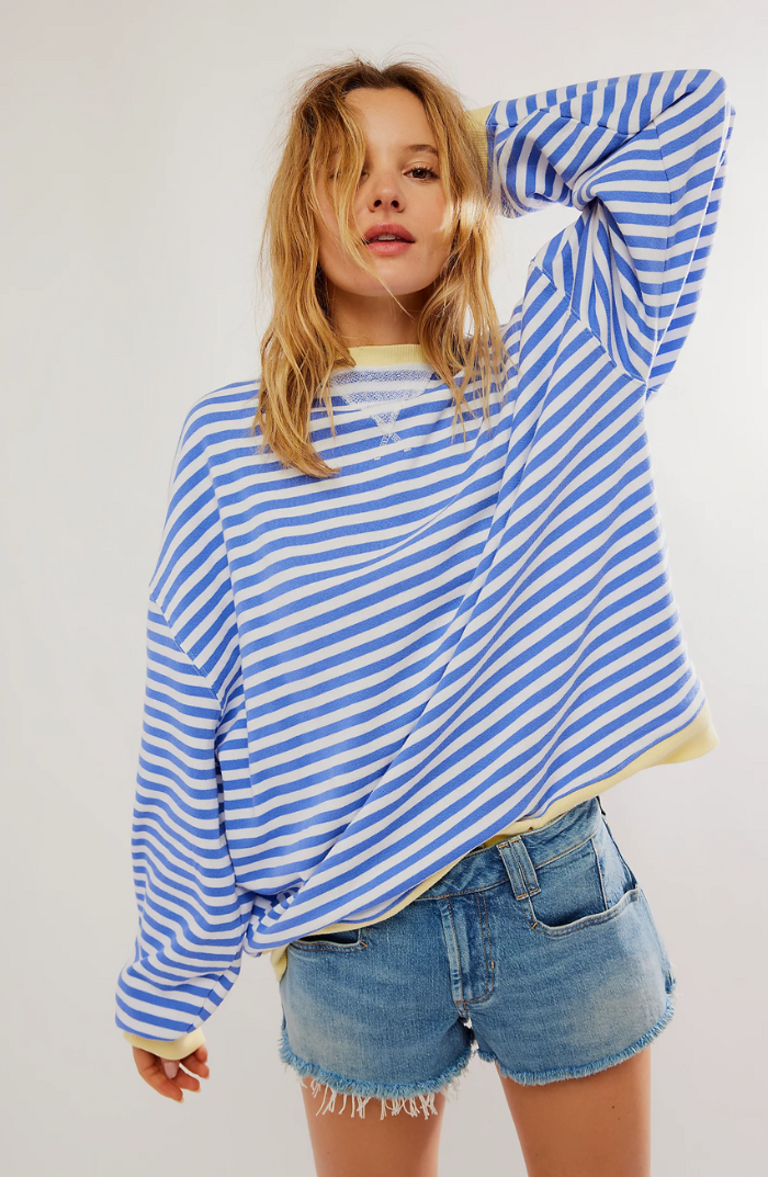 LADY – Jersey oversize de rayas