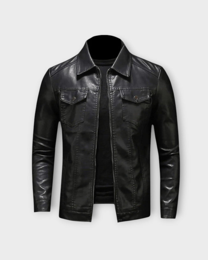 ALESSANDRO – Chaqueta de Cuero Elegante