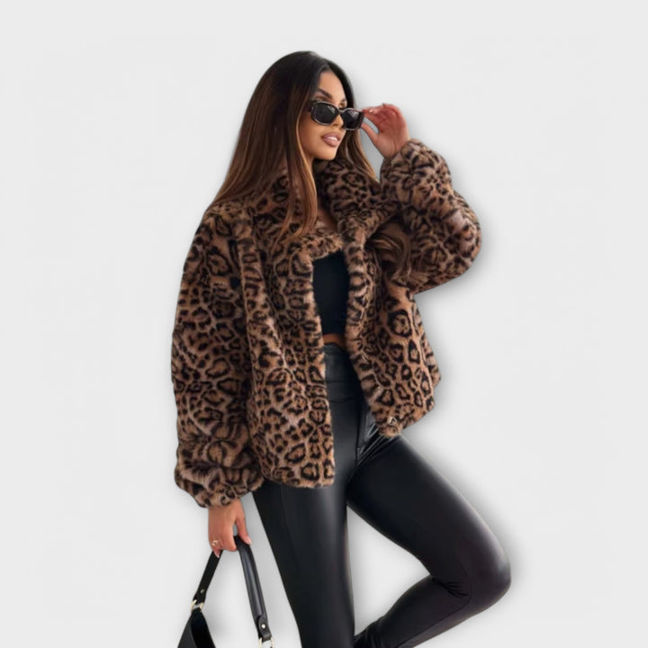 LEONOR – Abrigo de Leopardo