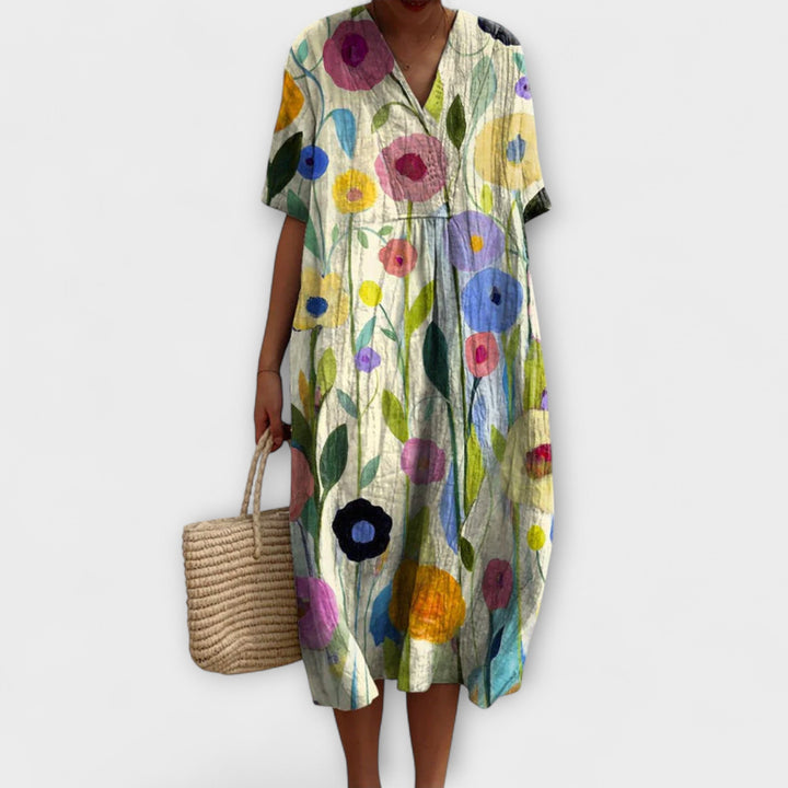 RENATA – Vestido de verano colorido