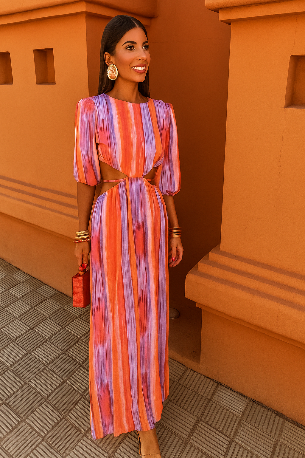 PALOMA – Vestido midi con aberturas