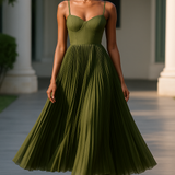 TAMARA – Vestido midi con corsé