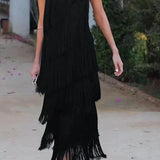 VALERIA – Vestido con flecos