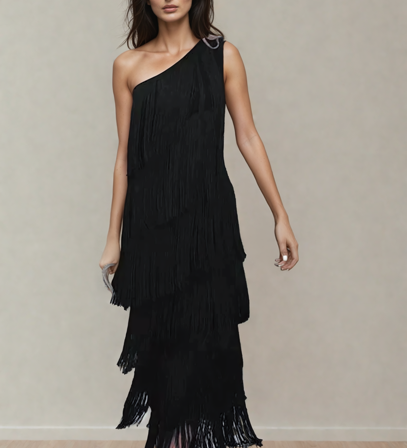 VALERIA – Vestido con flecos