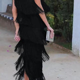 VALERIA – Vestido con flecos