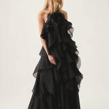 LIVORA – Maxi vestido de diseño