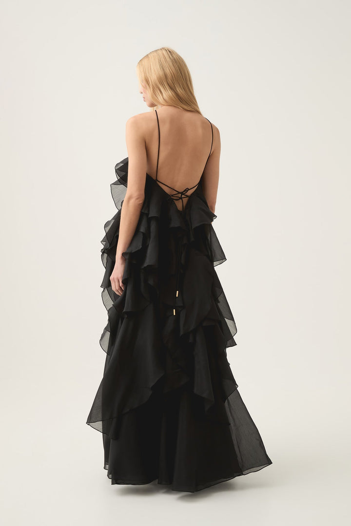 LIVORA – Maxi vestido de diseño