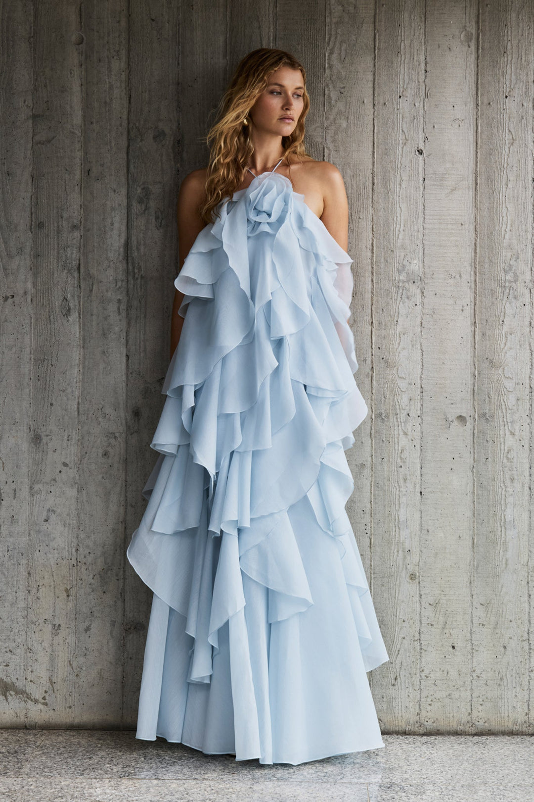LIVORA – Maxi vestido de diseño