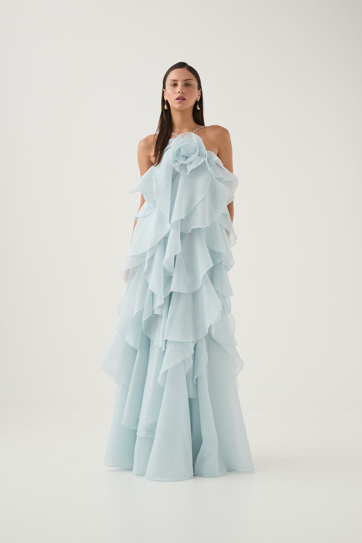 LIVORA – Maxi vestido de diseño