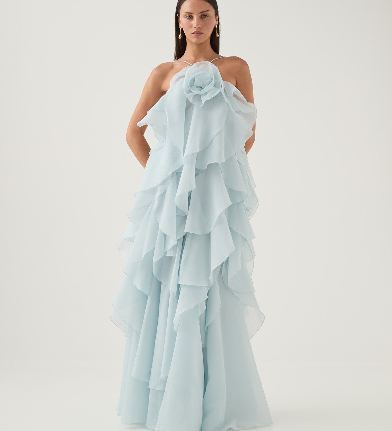 LIVORA – Maxi vestido de diseño