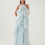 LIVORA – Maxi vestido de diseño