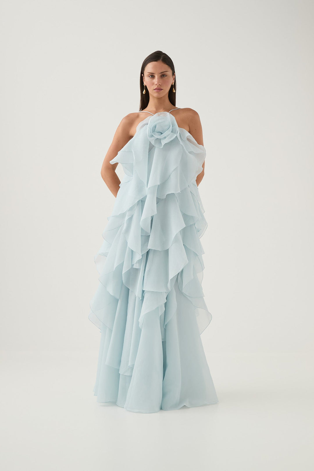 LIVORA – Maxi vestido de diseño