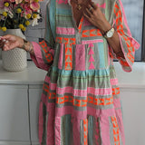 JULIANE - Vestido boho con volantes