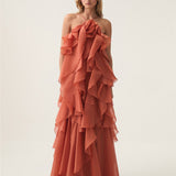 LIVORA – Maxi vestido de diseño