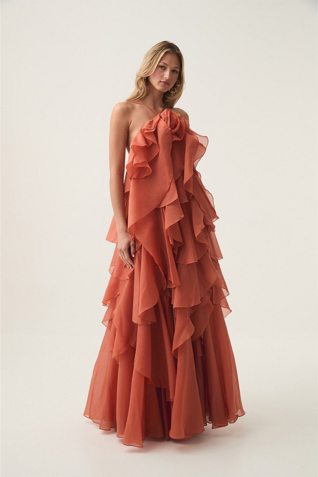 LIVORA – Maxi vestido de diseño