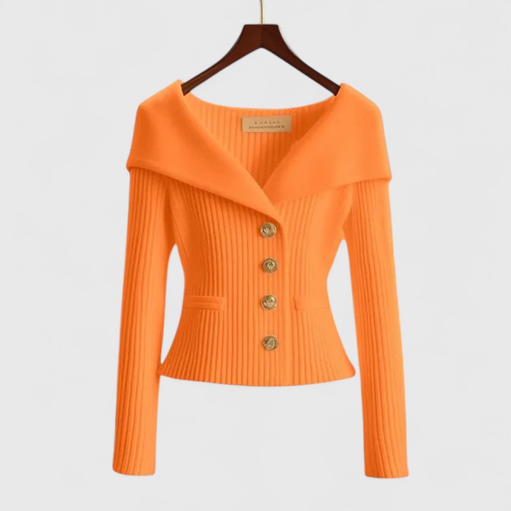 CLARISA – Elegante chaqueta de punto