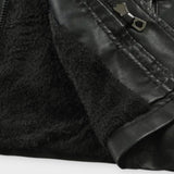 ALBERTO – Chaqueta motera larga de cuero