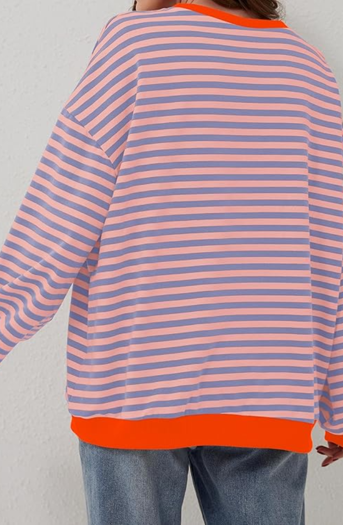 LADY – Jersey oversize de rayas