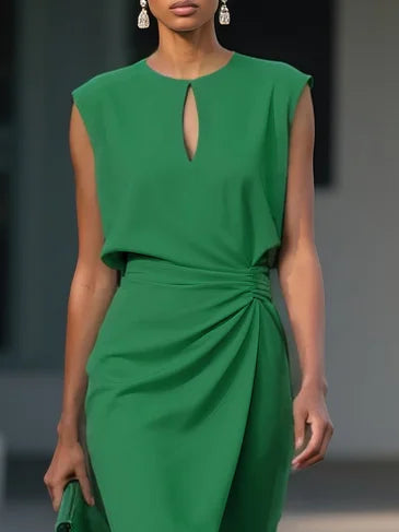 ALESSIA – Vestido midi de diseño