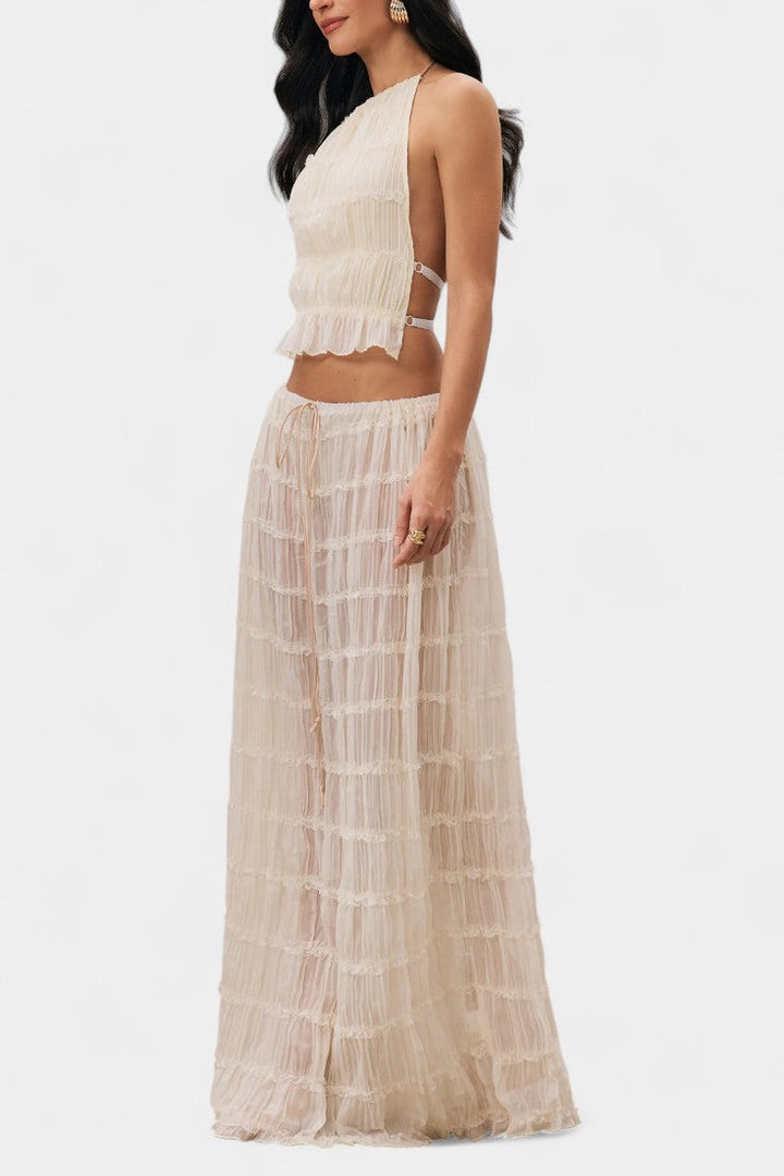 EUGENIE – Conjunto Top Plisado