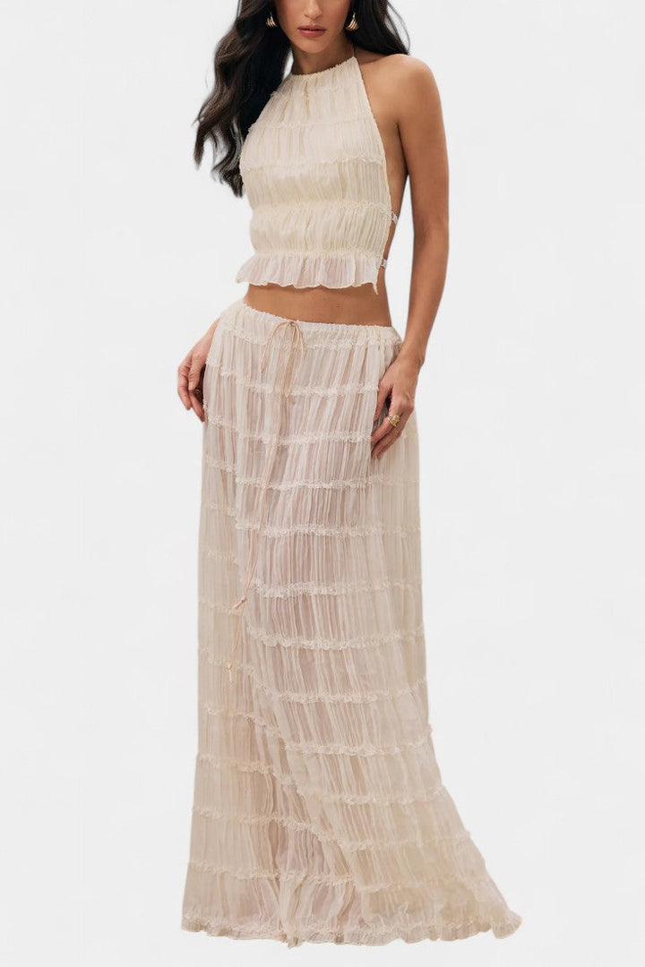 EUGENIE – Conjunto Top Plisado