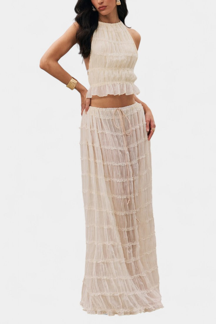 EUGENIE – Conjunto Top Plisado